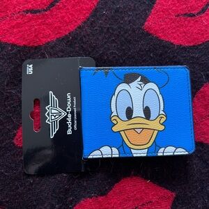NWT buckle down blue Donald Duck bifold men’s wallet